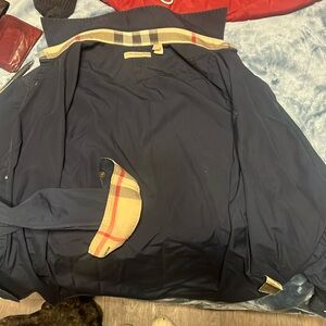 Navy blue Burberry shirt